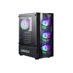 Case MONTECH X1 BLACK (Tặng kèm 4 Fan)