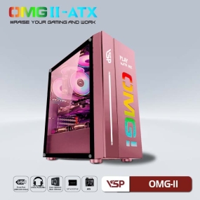 Case VSP OMG HỒNG kính cường lực.