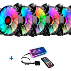 Bộ 5 Fan Colomoon V1 RGB + HUB + REMOTE