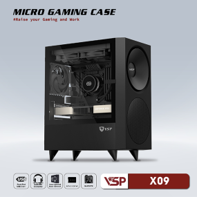 Case VSP X09 MICRO GAMING ĐEN