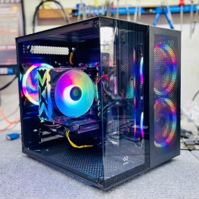 CASE MÁY TÍNH INFINITY CUBE BLACK - MID TOWER (NO FAN)
