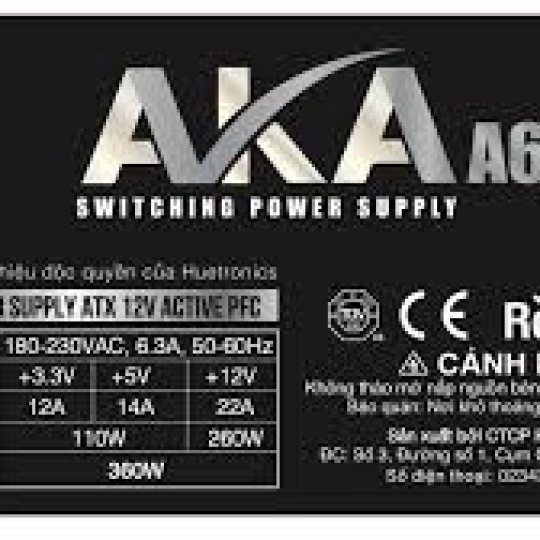 Nguồn JETEK AKA A60 400W 80Plus cũ