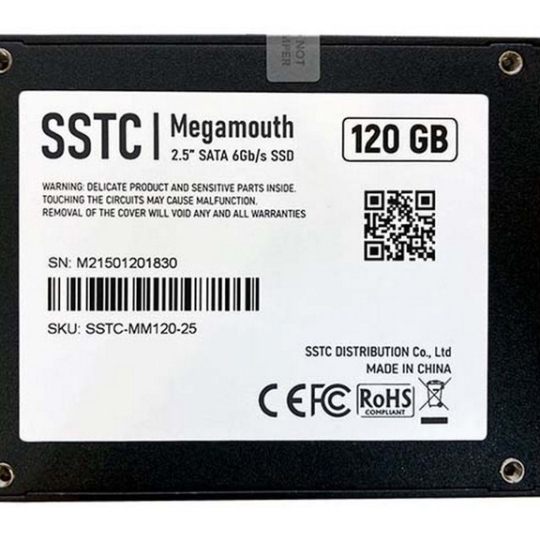 SSD SSTC MEGAMOUTH 120Gb SATA 3 6Gb/s