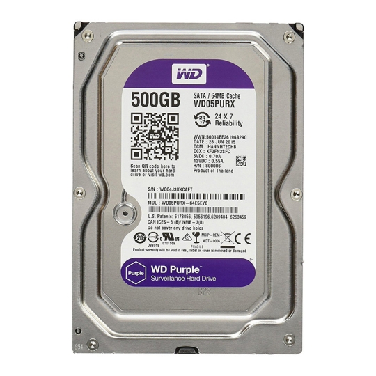 HDD Western Tím 500Gb SATA 3 7200rpm BH 24T