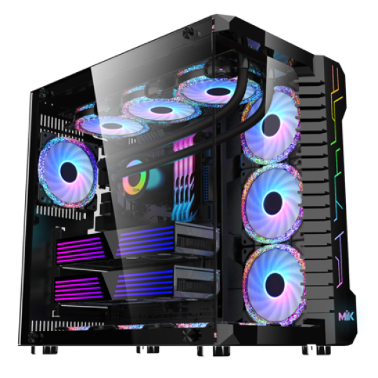 Case MIK LV07 Kính cường lực - Black