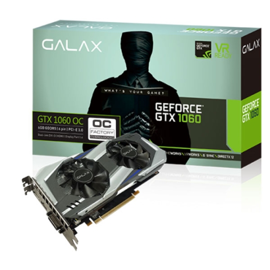 VGA GALAX GTX1060 6Gb BH 2022
