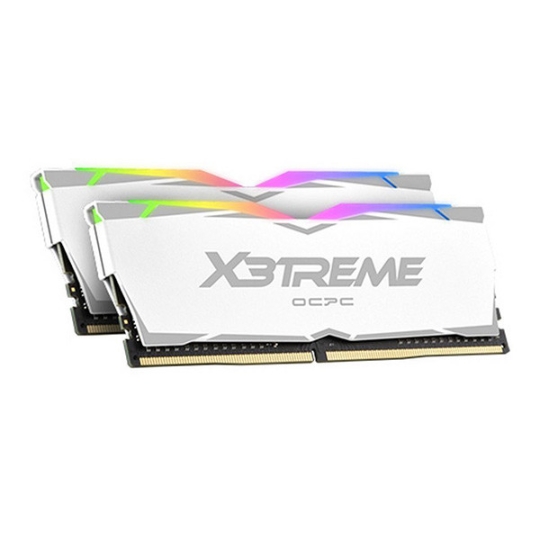 RAM OCPC X3TREME AURA LED RGB 8Gx2 3200Hz WHITE