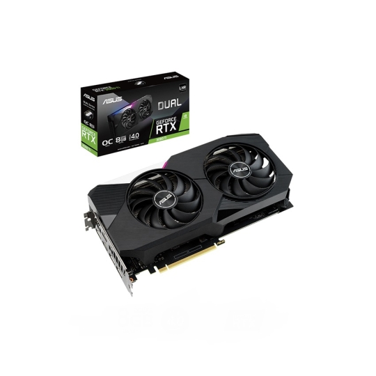 VGA Card màn hình ASUS DUAL RTX3060Ti 8GB OC V2 Likenew BH 12/2025