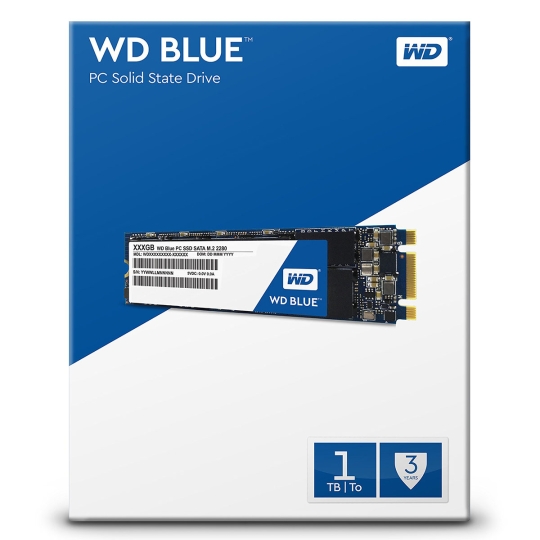 SSD M2 SATA WD 120G blue