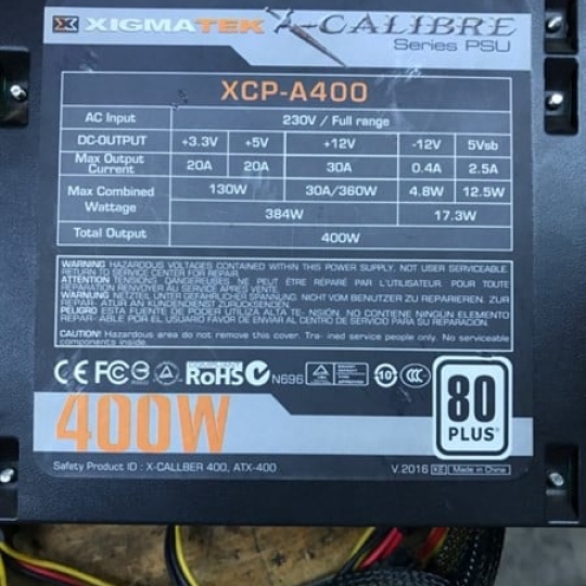 Nguồn Xigmatek 400W