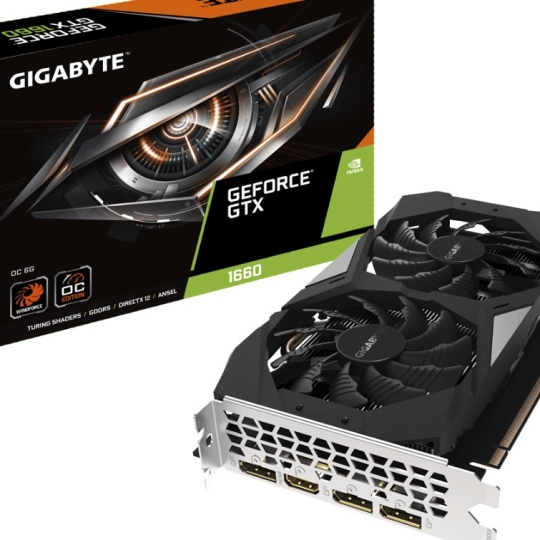 VGA GIGABYTE GTX1660 6G New 36T
