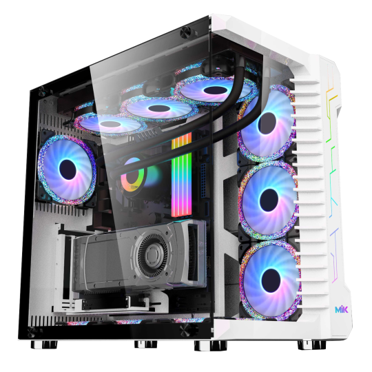 Case MIK LV07 Kính cường lực - WHITE