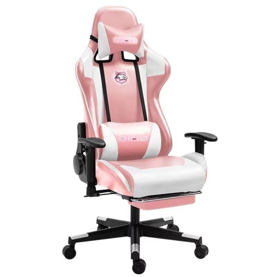 Ghế gaming Y005 có massa màu Hồng